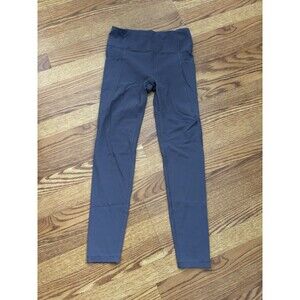 Athleta Girl Stash Your Treasures Tight Size 16 Violet Pockets Full Length Logo